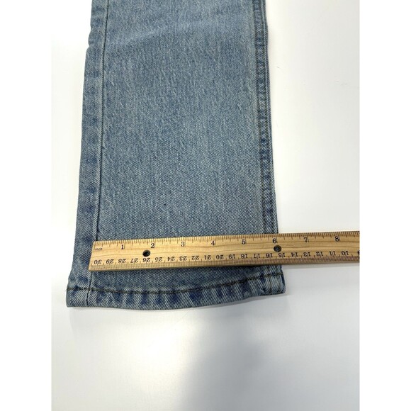Levi's 505 Mens Regular Blue Jeans 30x30 Light Wash - Picture 11 of 13